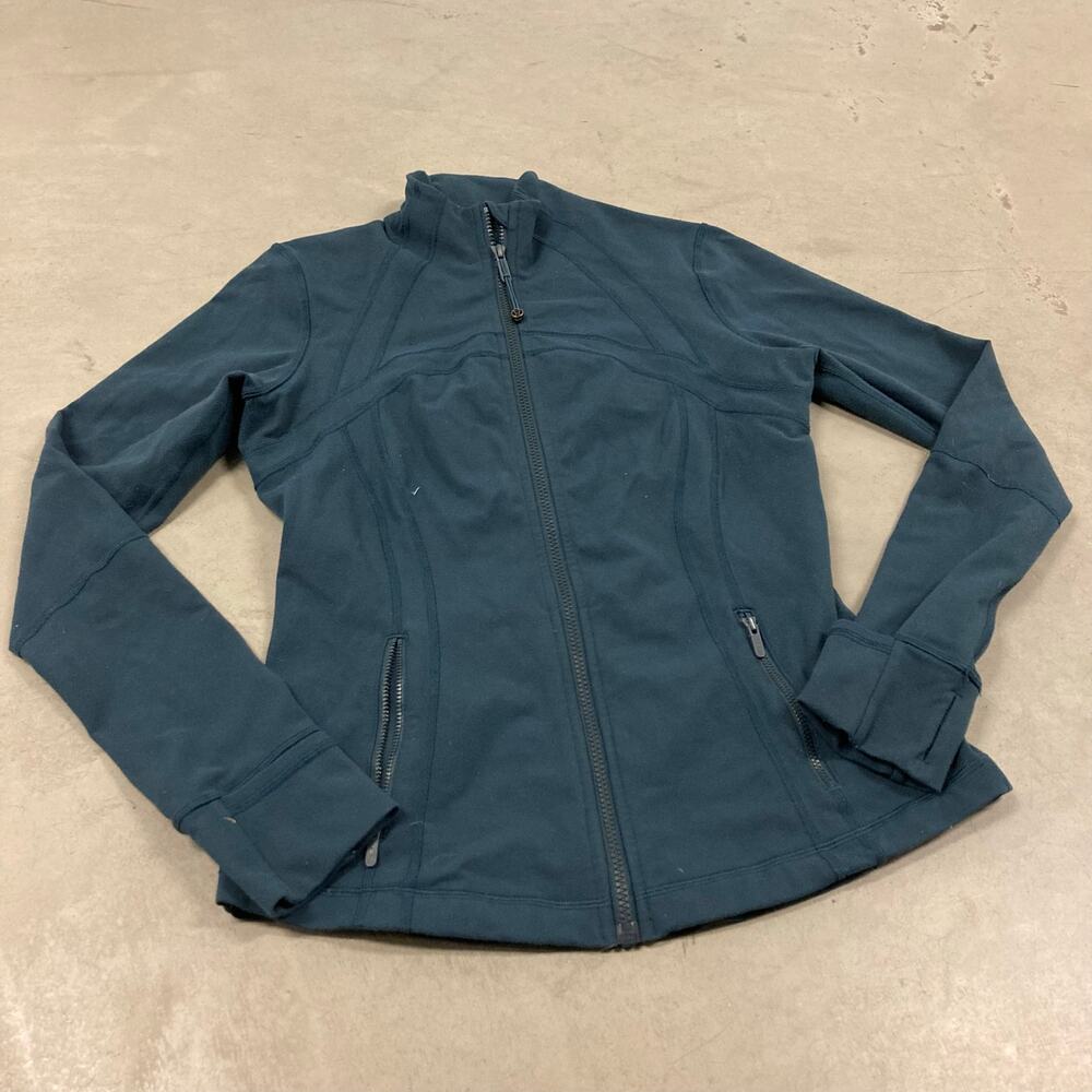 Lululemon blue define jacket size 10